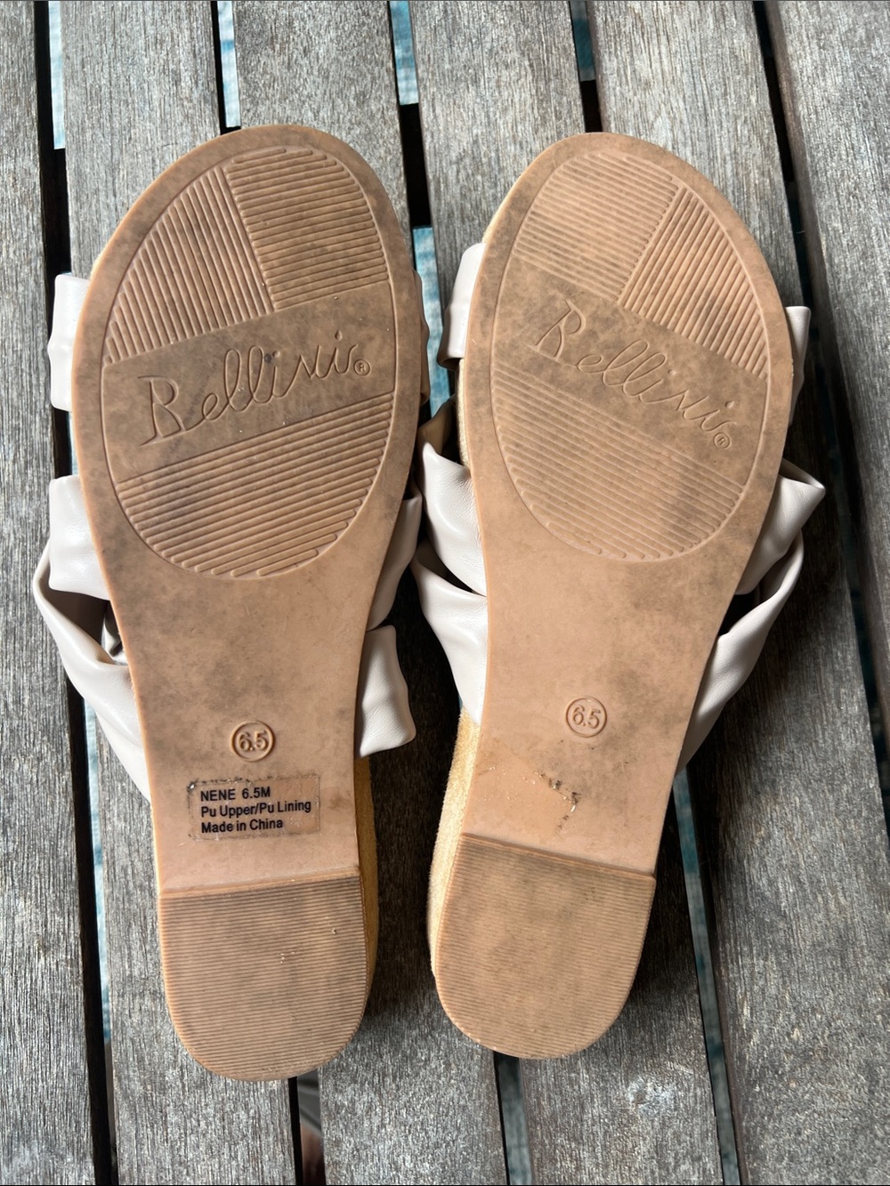 Bellini Taupe Knot Slide Sandals - Picture 8 of 8